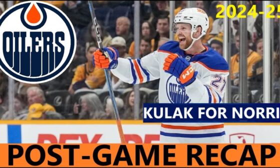 Post-Game Reaction: Edmonton Oilers 4, Nashville Predators 2