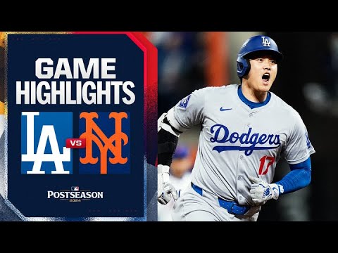 Dodgers vs. Mets NLCS Game 4 Highlights (10/17/24) | MLB Highlights