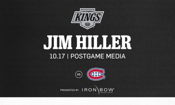 Head Coach Jim Hiller | 10.17 LA Kings Win over Montreal Canadiens