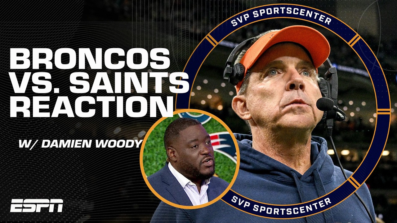 ‘Punch ‘em in the mouth‘ 👀 Damien Woody reacts to Broncos’ win vs. Saints | SC with SVP