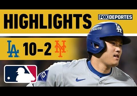 💪⚾ ¡DODGERS ASEGURAN LA VICTORIA! | Los Angeles Dodgers 10-2 New York Mets | HIGHLIGHTS | MLB