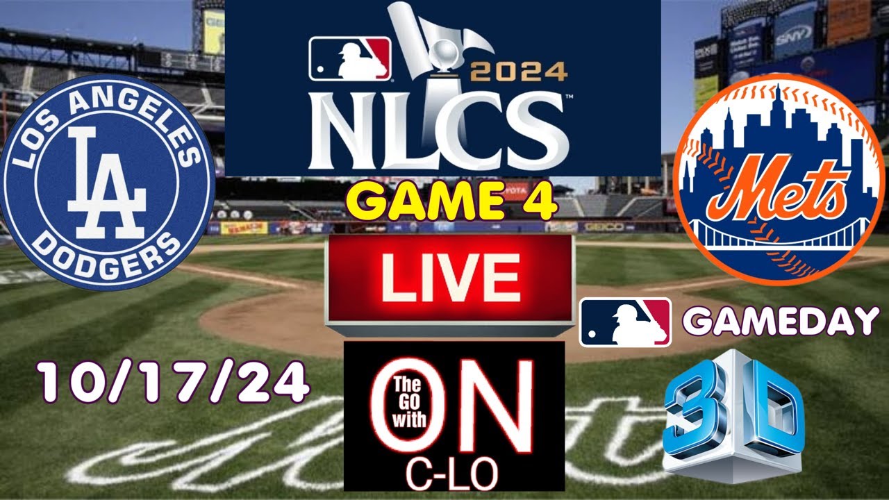 🔴Los Angeles Dodgers vs New York Mets. Live MLB NLCS BASEBALL Game 4 Play-by-Play 3D Presentation.