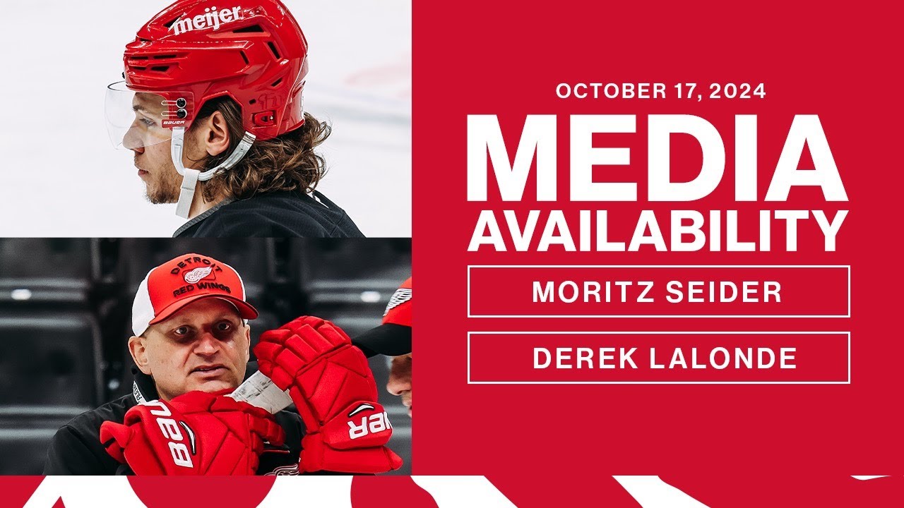 Moritz Seider & Derek Lalonde Media Availability | Oct. 17, 2024