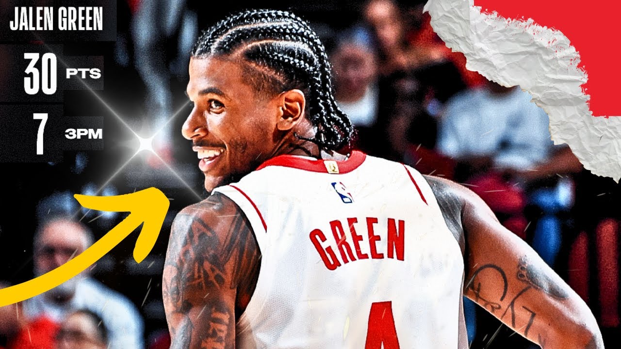 Houston Rockets Vs. Spurs, Jalen Green Offball Masterclass and Alperen Sengun the Foul Merchant!!