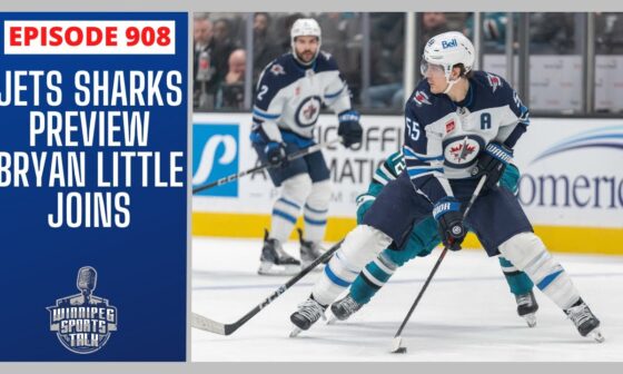 Winnipeg Jets vs. San Jose Sharks tonight, Bryan Little joins