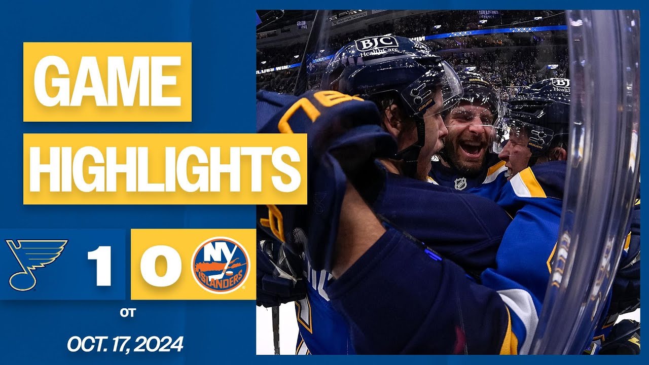 Game Highlights: Blues 1, Islanders 0 (OT)