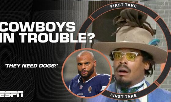 Cam Newton BARKS?! The Dallas Cowboys 'NEED SOME DOGS' 🗣️ | First Take