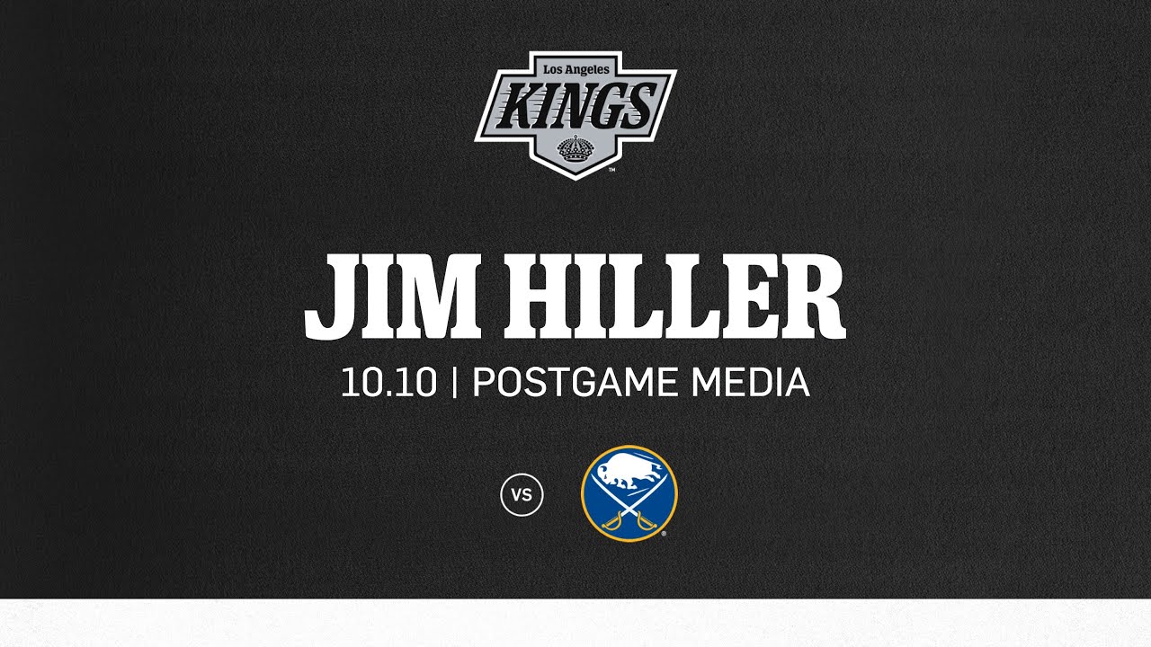 Head Coach Jim Hiller | 10.10 LA Kings Win over Buffalo Sabres | Postgame Media