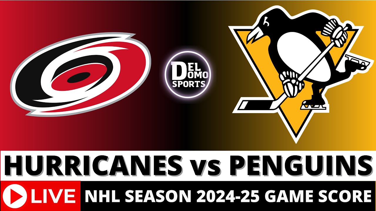 CAROLINA HURRICANES VS PITTSBURGH PENGUINS LIVE 🏒 NHL Game Score Radio Play-by-Play - OCT 18, 2024