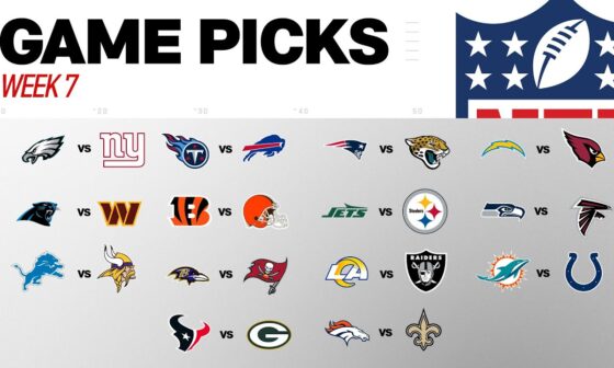 Week 7 Game Picks!