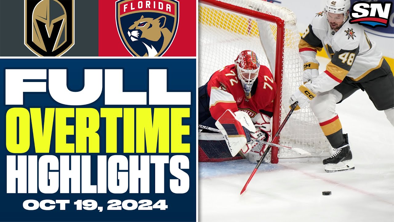 Vegas Golden Knights at Florida Panthers | FULL Overtime Highlights - October 19, 2024