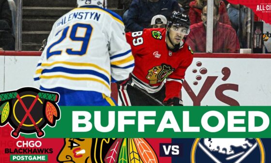 Smith, Reichel shine as Chicago Blackhawks fall short to Sabres | CHGO Blackhawks POSTGAME Podcast