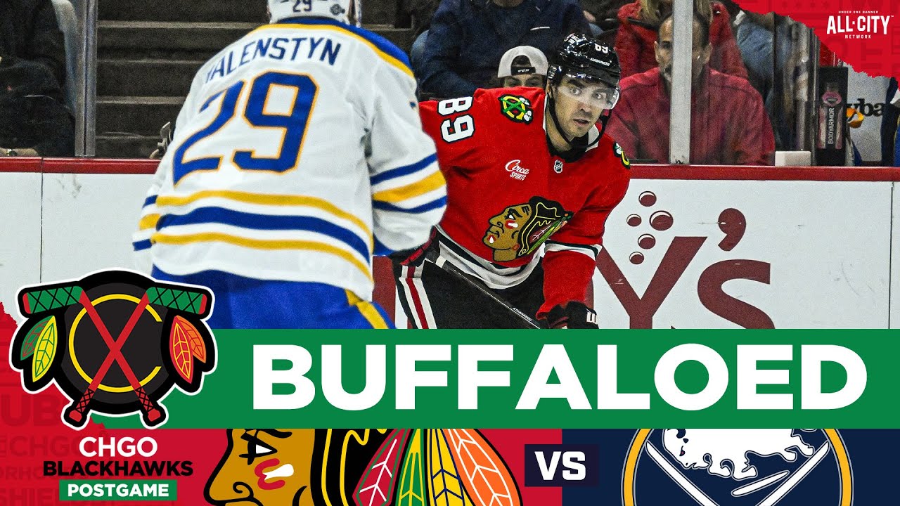 Smith, Reichel shine as Chicago Blackhawks fall short to Sabres | CHGO Blackhawks POSTGAME Podcast