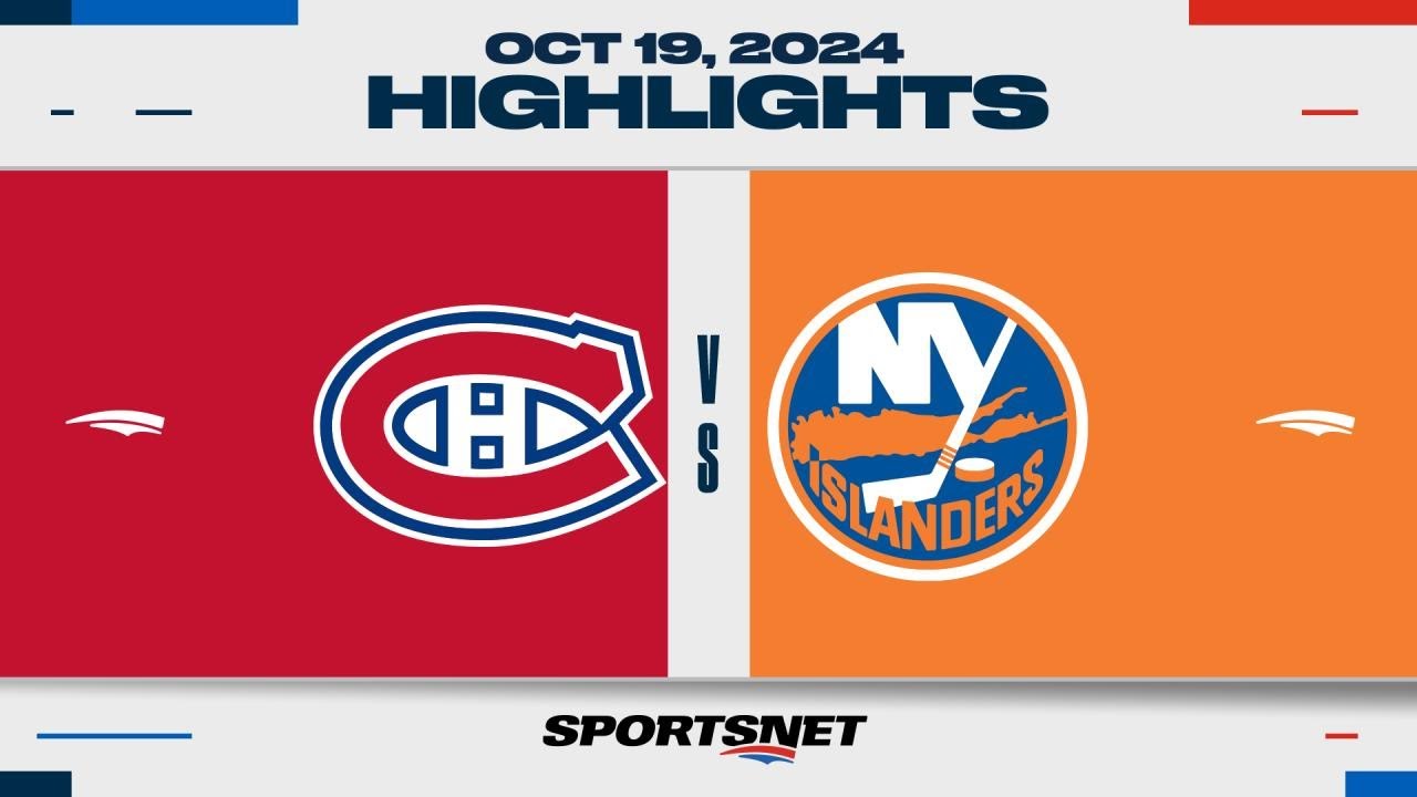 NHL Highlights | Canadiens vs. Islanders - October 19, 2024