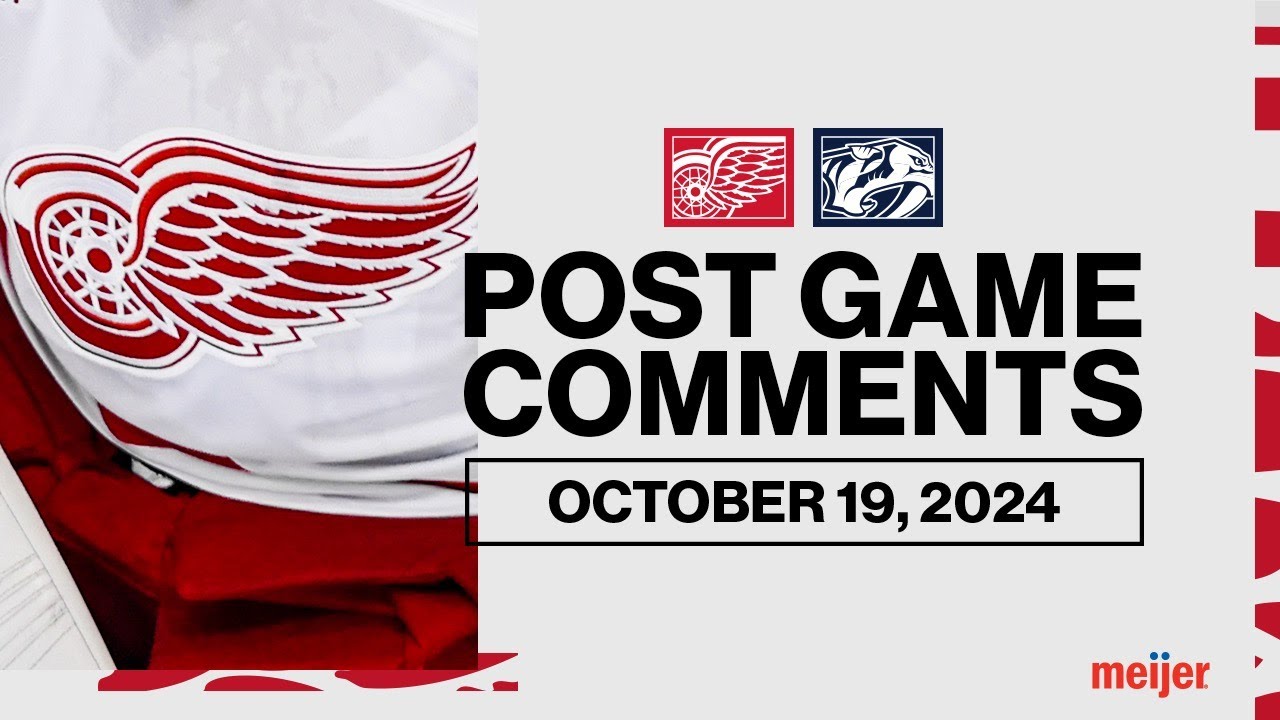 Andrew Copp, Marco Kasper, Derek Lalonde Post Game Comments | Oct. 19 @ NSH