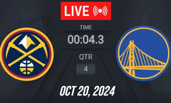 NBA LIVE! Denver Nuggets vs Golden State Warriors | October 20, 2024 | Warriors vs Nuggets | 2K25