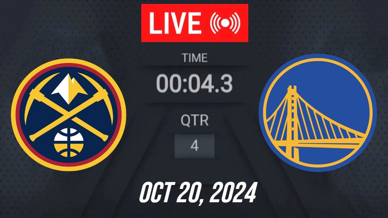 NBA LIVE! Denver Nuggets vs Golden State Warriors | October 20, 2024 | Warriors vs Nuggets | 2K25