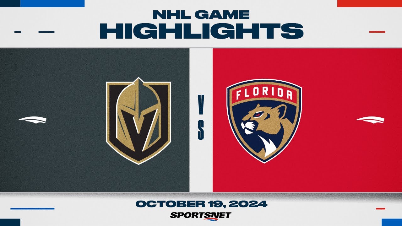 NHL Highlights | Golden Knights vs. Panthers - October 19, 2024