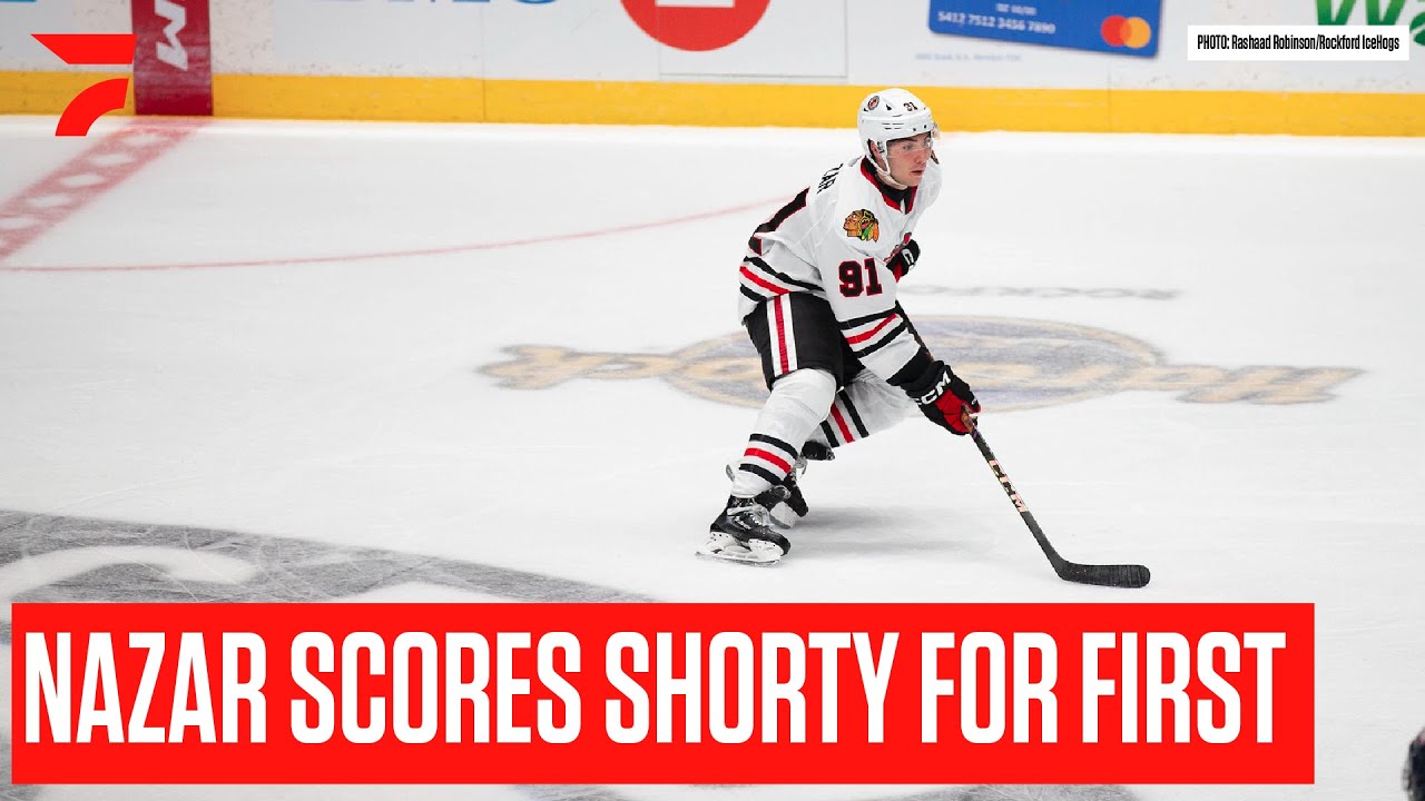 Chicago Blackhawks Prospect Frank Nazar Scores Shorthanded For First AHL Goal