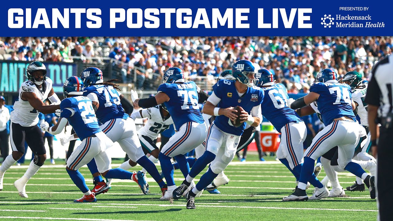 Giants Postgame Live: Giants vs. Eagles Week 7 | Postgame Recap & Analysis