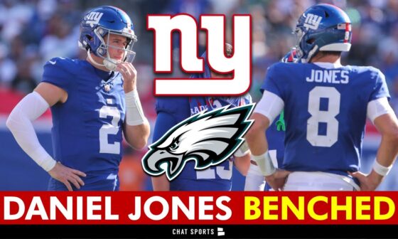 Giants BENCHED Daniel Jones In EMBARRASSING Loss To Philadelphia Eagles