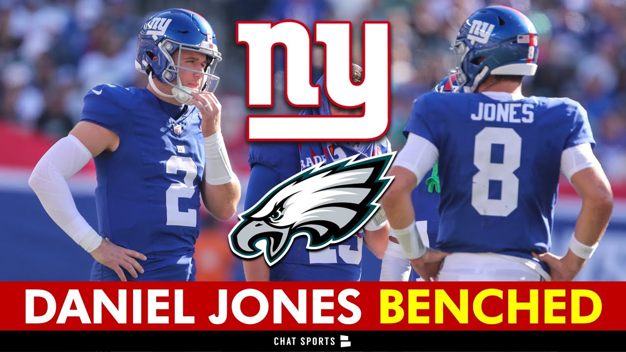 Giants BENCHED Daniel Jones In EMBARRASSING Loss To Philadelphia Eagles