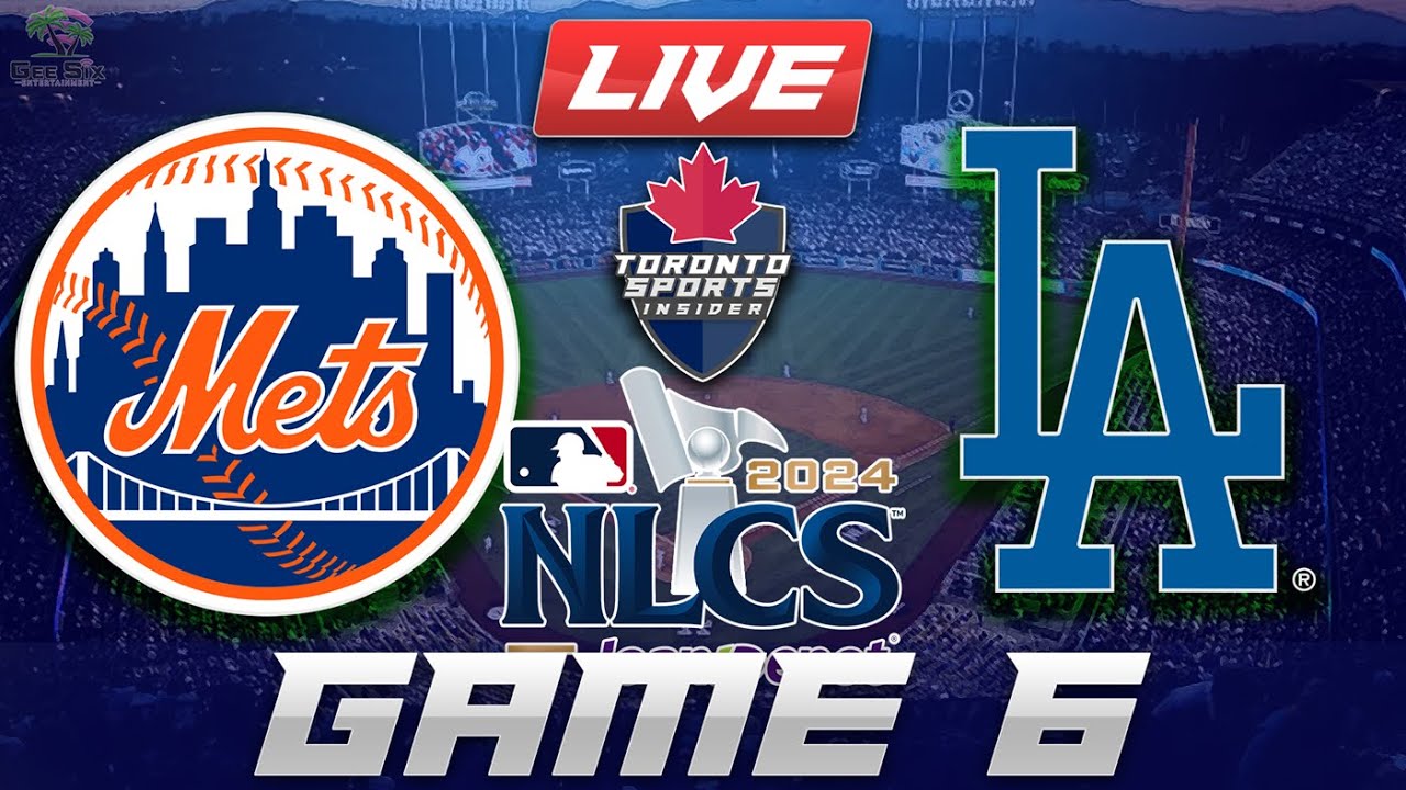 New York Mets vs Los Angeles Dodgers NLCS Game 6 LIVE Stream Game Audio | MLB Playoffs Cast & Chat