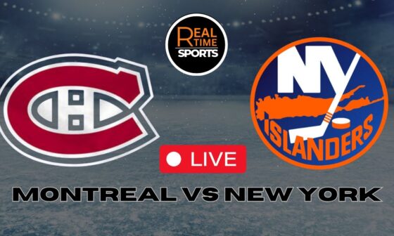 Montreal Canadiens vs New York Islanders Live Game Score | NHL Play By Play 10-19-24