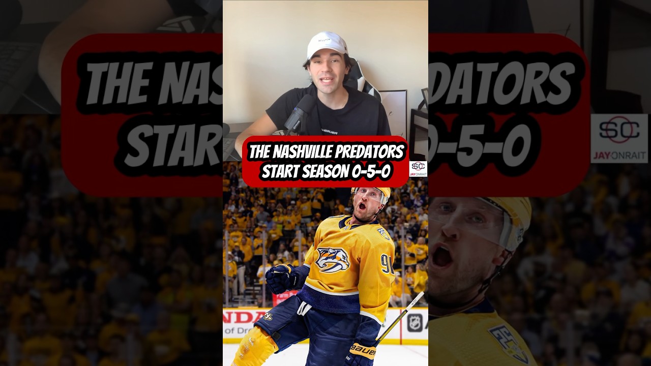 NASHVILLE PREDATORS START SEASON 0-5-0 #nhl #hockey #hockeylife #hockeyplayer #nhlhockey #nashville