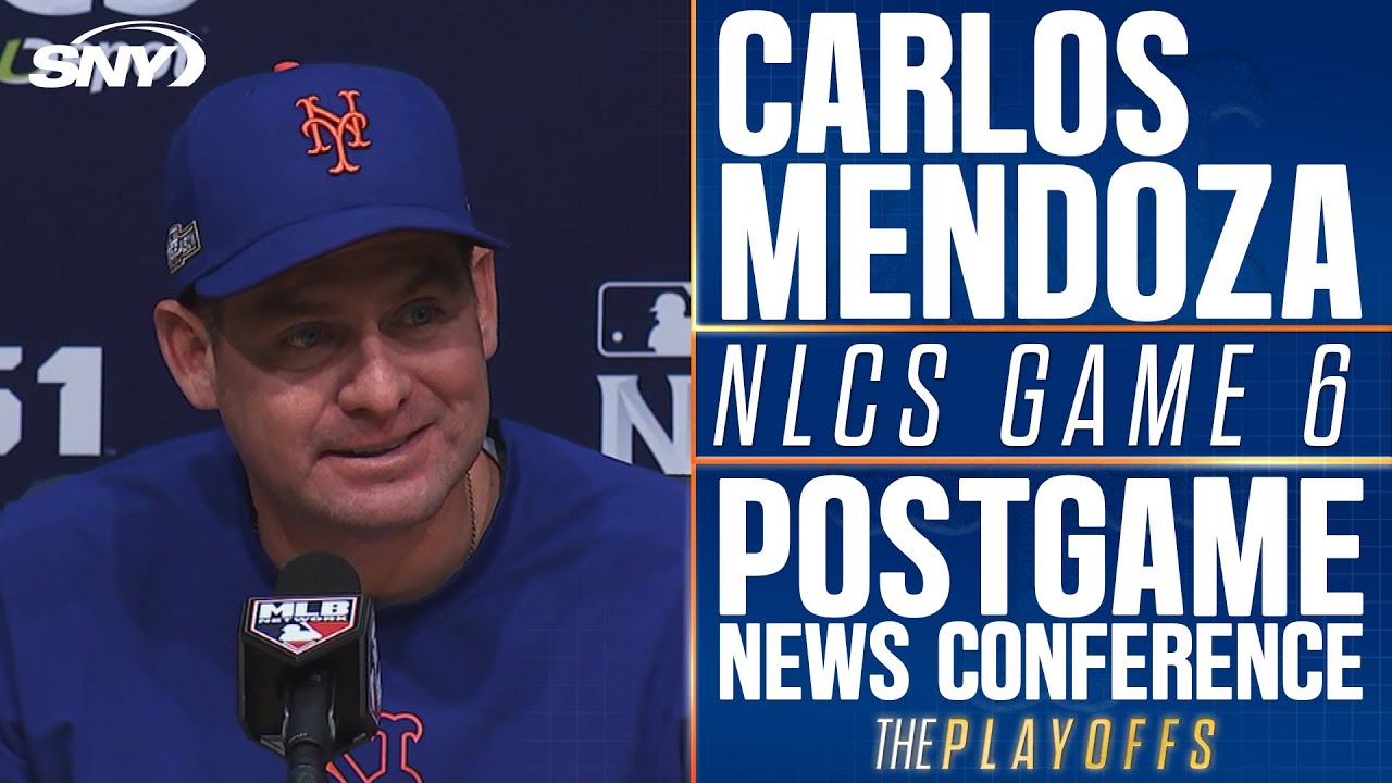 Mets manager Carlos Mendoza on what went wrong in NLCS Game 6, what went right in 2024 | SNY