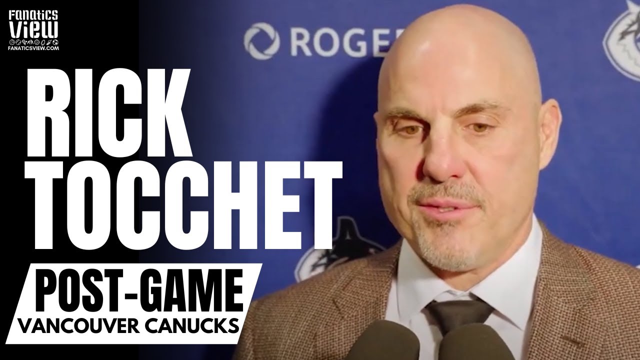 Rick Tocchet Reacts to Kevin Lankinen Shutout Performance vs. Philadelphia, Tyler Myers Impact