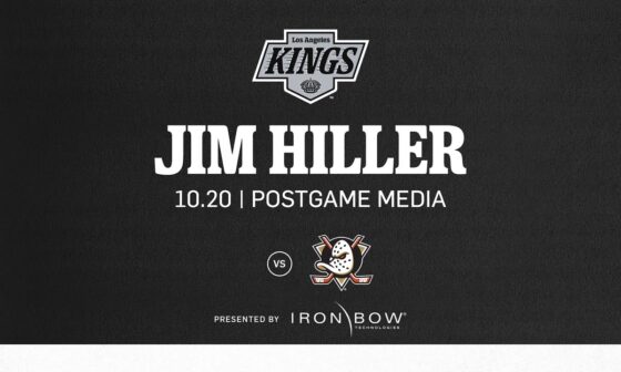 Head Coach Jim Hiller | 10.20 LA Kings beat Anaheim Ducks