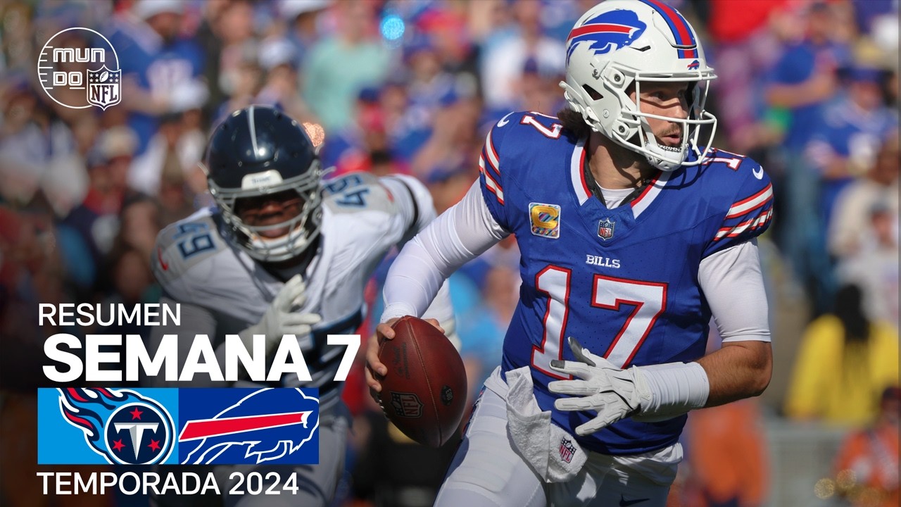 Tennessee Titans vs. Buffalo Bills | Resumen en español | NFL Semana 7 - Highlights 2024