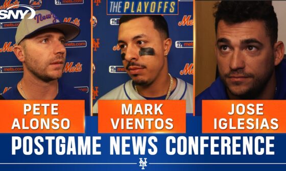 Pete Alonso talks future, Mark Vientos on Mets run, Jose Iglesias shares feelings for NY | SNY