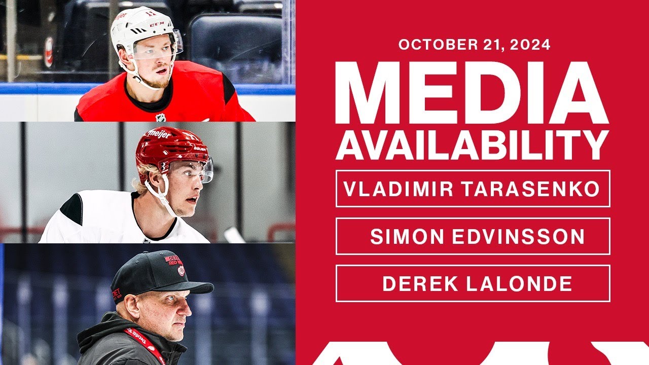 Tarasenko, Edvinsson, Derek Lalonde Media Availability | Oct. 21, 2024