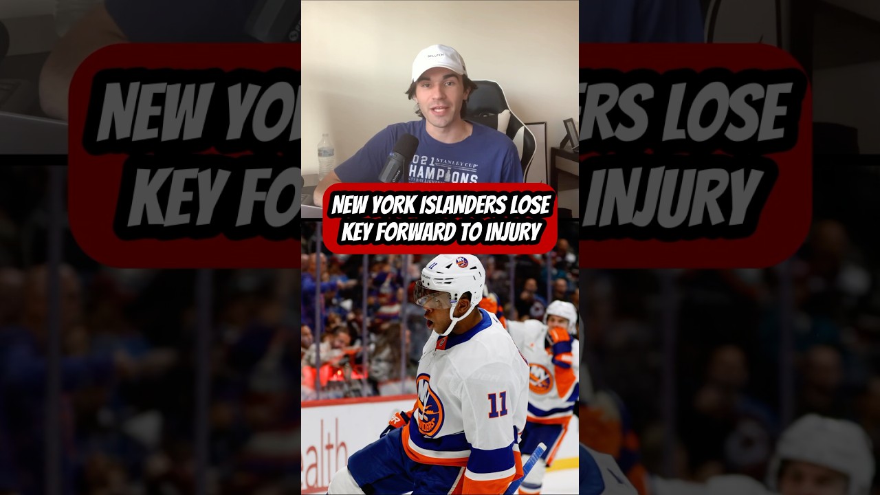 NEW YORK ISLANDERS LOSE KEY FORWARD🚨 #nhl #hockey #icehockey #nhlhockey #nhlplayoffs #nhl24 #shorts