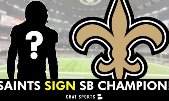 New Orleans Saints Have Signed A 2x Super Bowl Champion!