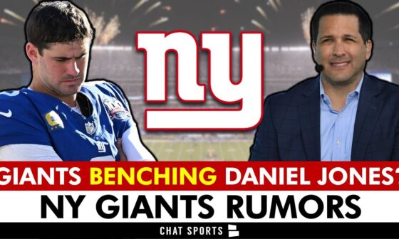 🚨 IS IT HAPPENING? Adam Schefter HINTS At Daniel Jones Being BENCHED For GOOD! | NY Giants News