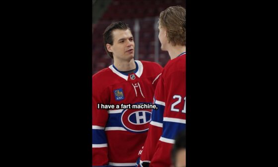 Prank at Habs team photo 💨 #NHL #Shorts