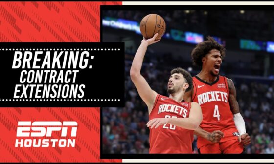 BREAKING: Houston Rockets Extend JALEN GREEN and APLPEREN ŞENGÜN!!