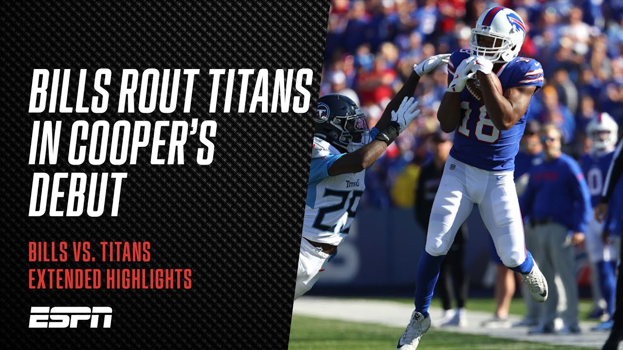 Tennessee Titans vs. Buffalo Bills | Bills rout Titans in Amari Cooper's debut