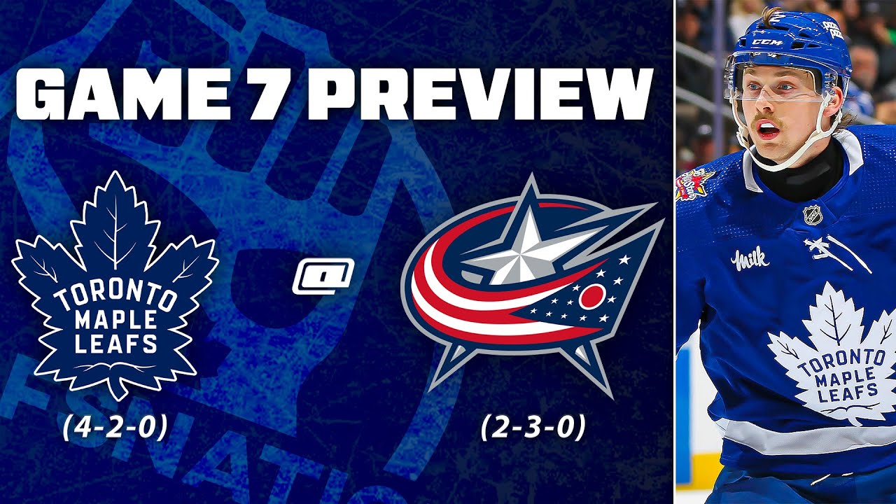 Maple Leafs at Columbus Blue Jackets - Game 7 Preview & Bets