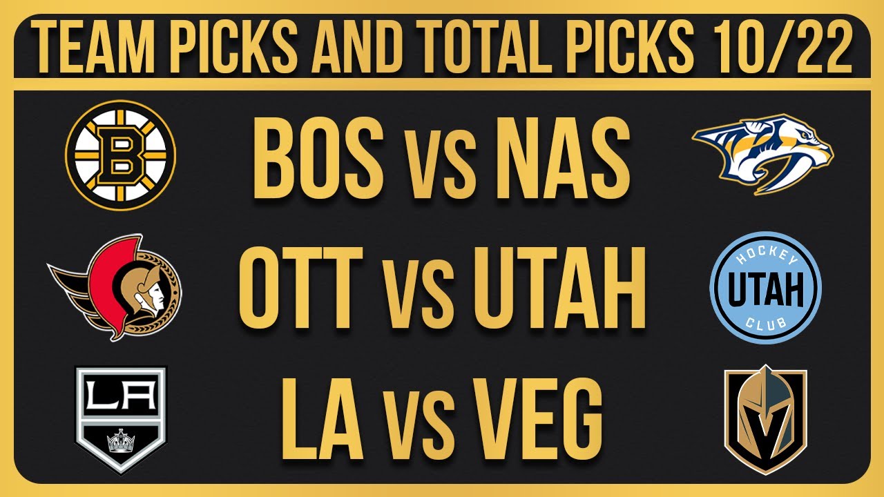 NHL Picks & Predictions Today 10/22/24 | NHL Picks Today 10/22/24 | Best NHL Bets