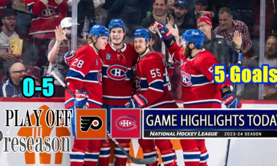 Philadelphia Flyers vs Montreal Canadiens Full Game Highlights Sep 23, 2024 | 2024 NHL Season