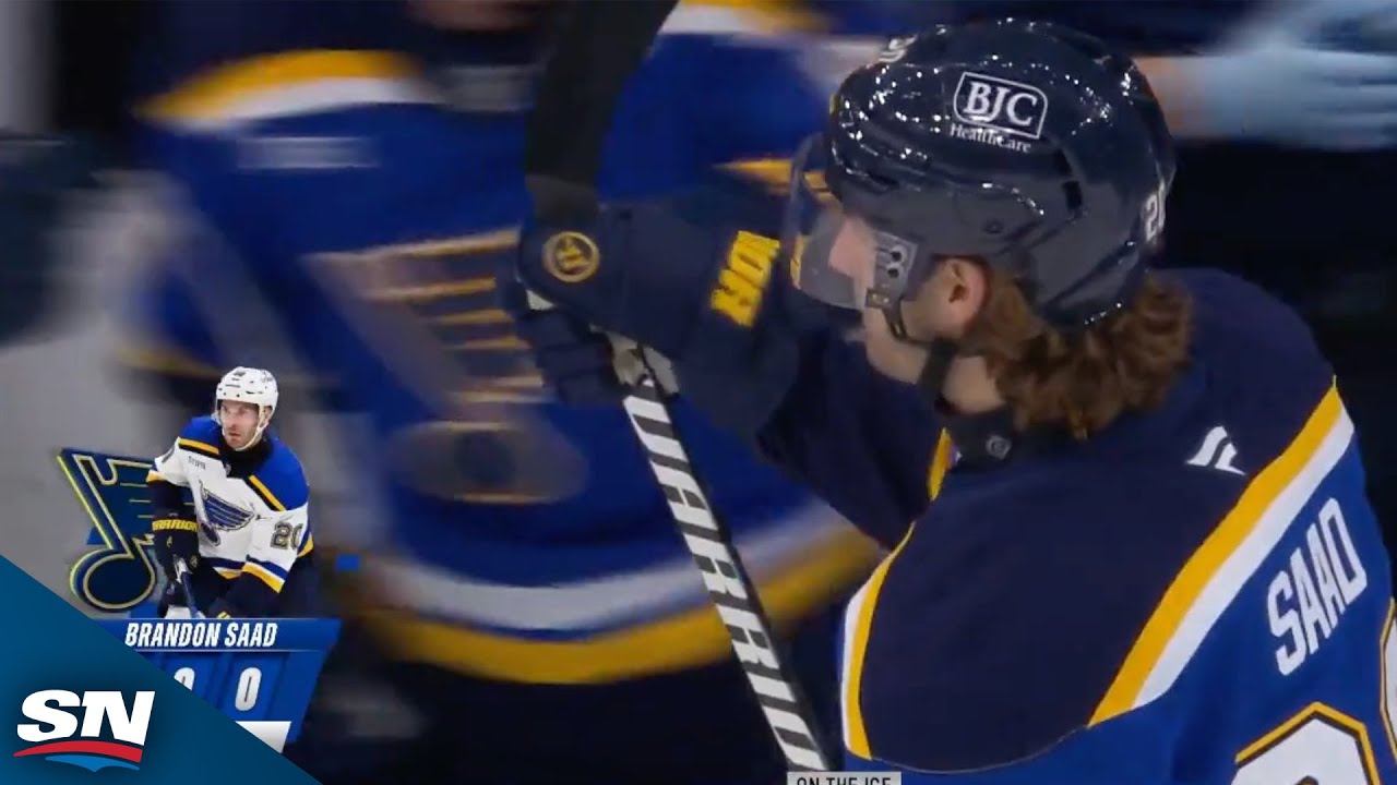 Blues' Saad Finds The Net For 500th Point Against Undefeated Jets