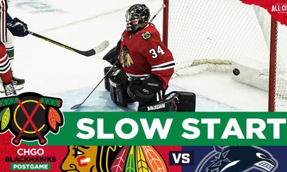 Taylor Hall hits milestone, but Chicago Blackhawks fall Canucks | CHGO Blackhawks POSTGAME