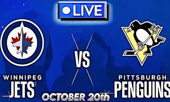 Winnipeg Jets Vs Pittsburgh Penguins LIVE Commentary & Fan Reactions!