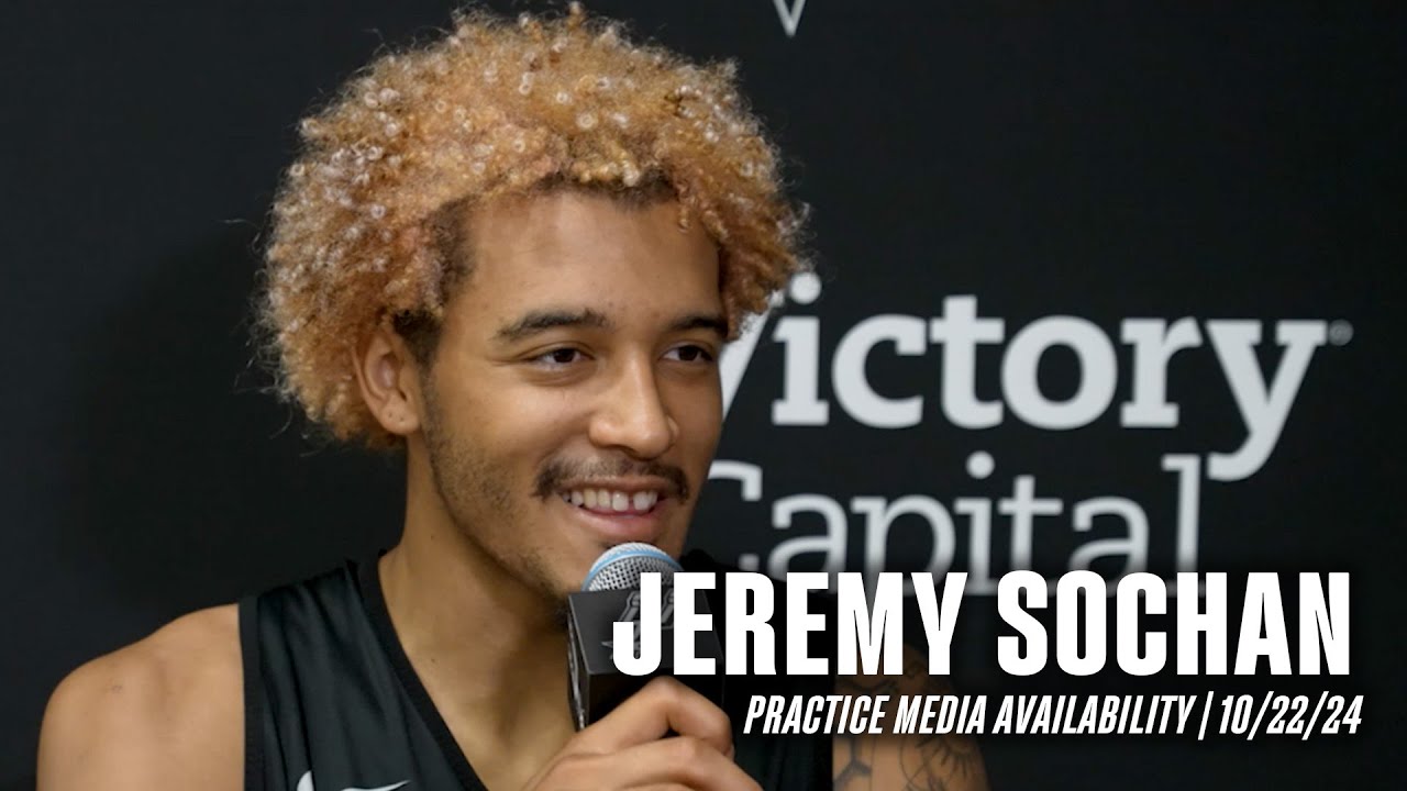 Jeremy Sochan Practice Media Availability | 10.22.2024