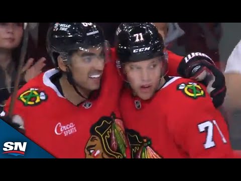 Blackhawks' Taylor Hall Goes Top Shelf For 700th Career Point