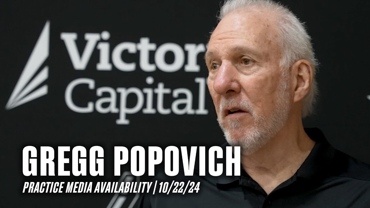 Gregg Popovich Practice Media Availability | 10.22.2024